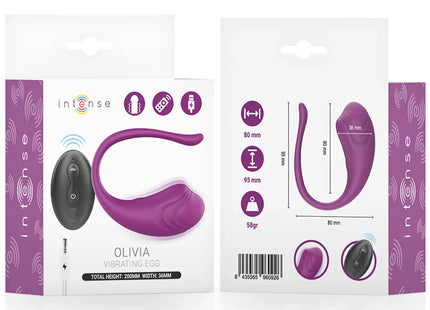 INTENSE - OLIVIA PURPLE VIBRATIONS-EI MIT FERNBEDIENUNG