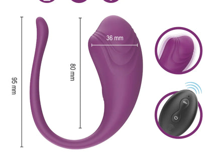 INTENSE - OLIVIA PURPLE VIBRATIONS-EI MIT FERNBEDIENUNG