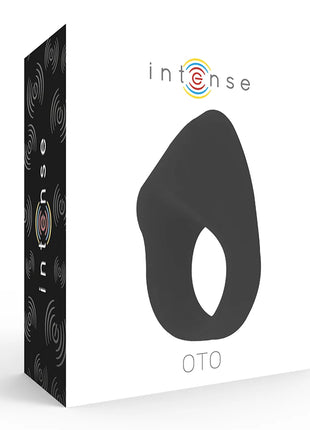 INTENSE - OTO SCHWARZER WIEDERAUFLADBARER VIBRATORRING - Penisring mit Vibration