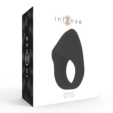 INTENSE - OTO SCHWARZER WIEDERAUFLADBARER VIBRATORRING - Penisring mit Vibration