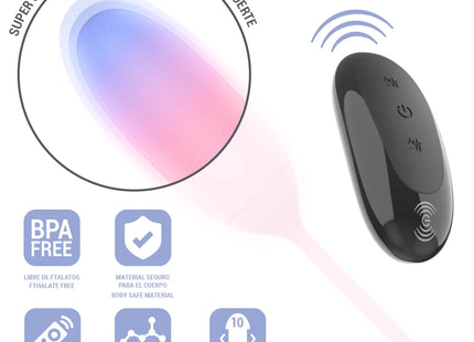 Schwarze silikonfernbedienung für intense marken vibrator pamela gradient g-punkt vibrator sichtbar rückseite