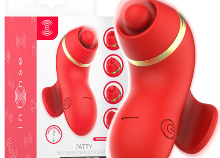 INTENSE - PATTY-STIMULATOR MIT 4 AUFSÄTZEN SAUG- KLETTER- KITZEL- UND LECKFUNKTION