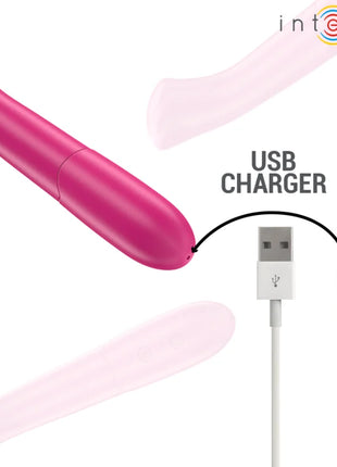INTENSE - PATY VIBRATOR 19 CM FLEXIBEL 10 VIBRATIONEN MODELL 2 ROSA