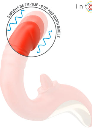 INTENSE - PAULINA VIBRATOR UND STIMULATOR IN U-FORM ROT