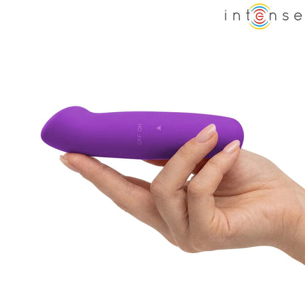 Intense phil g-punkt-vibrator in lila mit starker vibration und matter oberfläche für intensive stimulation