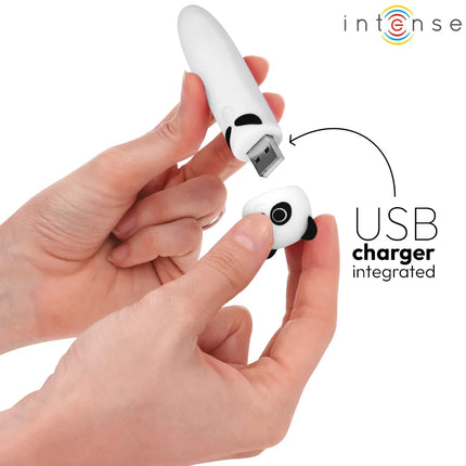 INTENSE - POH PANDA VIBRIERENDER BULLET USB WIEDERAUFLADBAR 10 X 2,2 CM - Vibrierende Kugeln