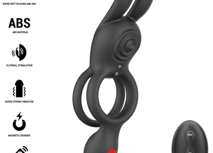 INTENSE - QUINN DOPPELVIBRATIONSRING MIT FERNBEDIENUNG