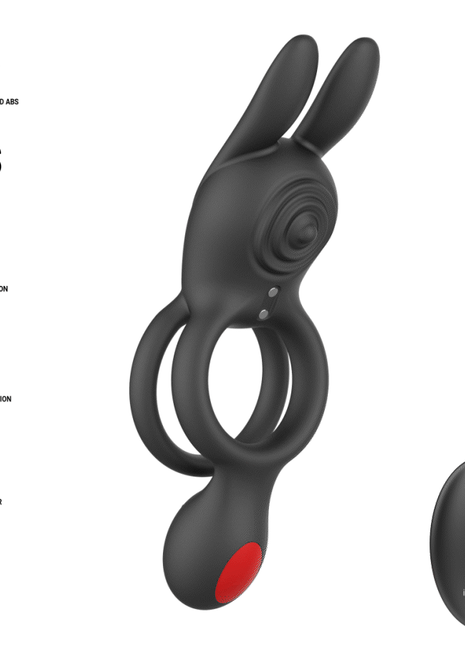 INTENSE - QUINN DOPPELVIBRATIONSRING MIT FERNBEDIENUNG