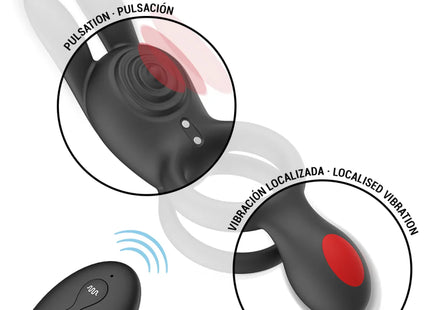 INTENSE - QUINN DOPPELVIBRATIONSRING MIT FERNBEDIENUNG