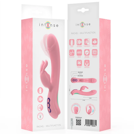 INTENSE - RACHEL RABBIT VIBRATOR 5 VIBRATIONEN ROSA
