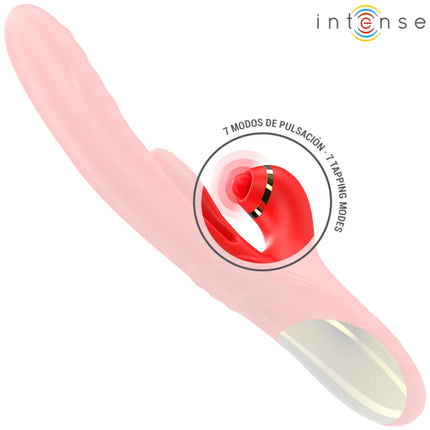 INTENSE - ROSALIA MULTIFUNKTIONSVIBRATOR 3 IN 1 ROT - HI-TECH Vibrator