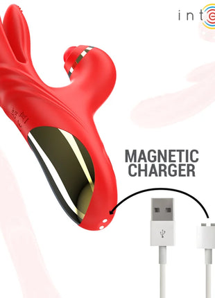 INTENSE - ROSALIA MULTIFUNKTIONSVIBRATOR 3 IN 1 ROT - HI-TECH Vibrator