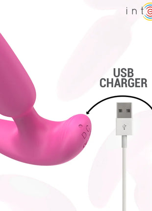 Pink silikon analplug intense ross mit ergonomischem design und usb ladeanschluss für analstimulation