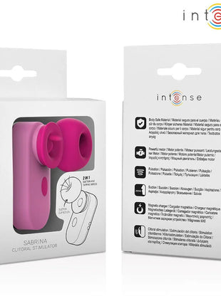 INTENSE - SABRINA CLIT STIMULATOR ROSA