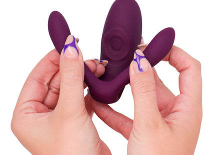 INTENSE - SANDRA KLAPPE- UND VIBRATIONSKLEMMSTIMULATOR MIT FERNBEDIENUNG