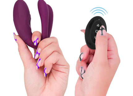 INTENSE - SANDRA KLAPPE- UND VIBRATIONSKLEMMSTIMULATOR MIT FERNBEDIENUNG