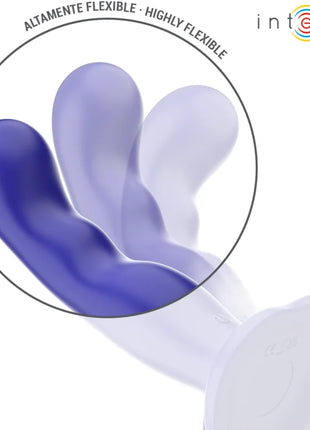INTENSE - SHORTY VIBRATOR MIT SAUGNÄPFEN BLAU FERNBEDIENUNG