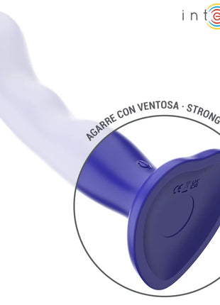 INTENSE - SHORTY VIBRATOR MIT SAUGNÄPFEN BLAU FERNBEDIENUNG
