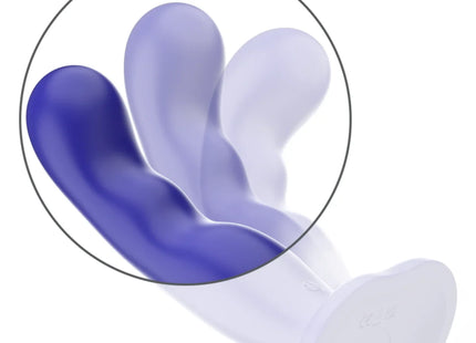 INTENSE - SHORTY VIBRATOR MIT SAUGNÄPFEN BLAU FERNBEDIENUNG