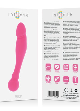 Rosa silikon erwachsenenspielzeug rick von intense mit dualer funktion für intensiven gebrauch