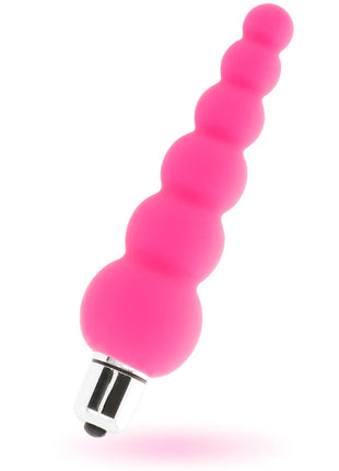 Intense snoopy silikon vibrierender spielzeug in rosa mit metallischer basis und 7 geschwindigkeiten