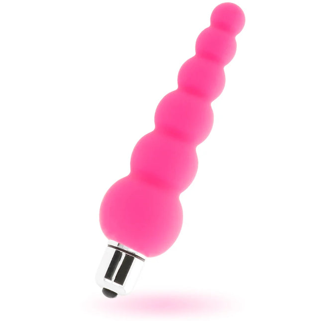 Intense snoopy silikon vibrierender spielzeug in rosa mit metallischer basis und 7 geschwindigkeiten