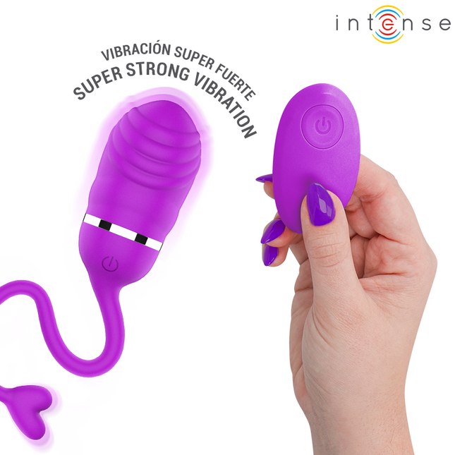 Intense sookie fernbedienungs-vibrationssei lila mit passender fernbedienung für individuelle kontrollierte vibration