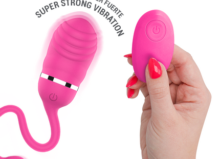 Rosa intensives vibrating toy sookie mit fernbedienung aus silikon für gezielte entspannung