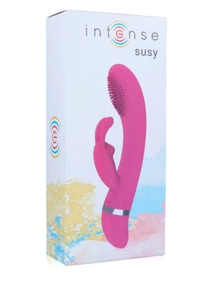 INTENSE - SUSY OSZILLIERENDER VIBRATOR AUS SILIKON KANINCHEN ROSA - Rabbit-Vibratoren