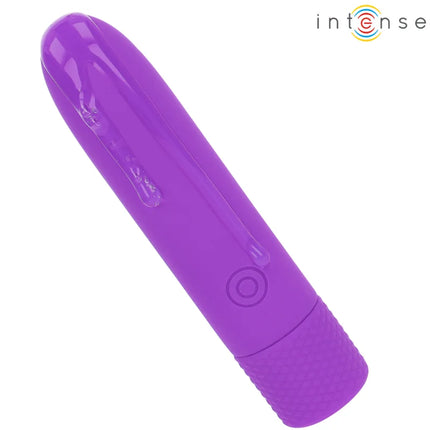 INTENSE - SYMONE USB WIEDERAUFLADBARER VIBRIERENDER BULLET 8 VIBRATIONEN LILA 10 X 2,2 CM - Vibrierende Kugeln