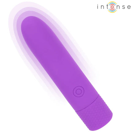 INTENSE - SYMONE USB WIEDERAUFLADBARER VIBRIERENDER BULLET 8 VIBRATIONEN LILA 10 X 2,2 CM - Vibrierende Kugeln