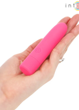 INTENSE - SYMONE USB WIEDERAUFLADBARER VIBRIERENDER BULLET 8 VIBRATIONEN ROSA 10 X 2,2 CM - Vibrierende Kugeln