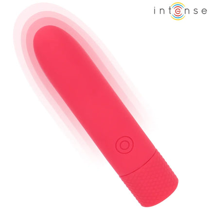 INTENSE - SYMONE USB WIEDERAUFLADBARER VIBRIERENDER BULLET 8 VIBRATIONEN ROT 10 X 2,2 CM - Vibrierende Kugeln