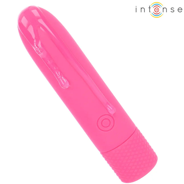 INTENSE - SYMONE USB WIEDERAUFLADBARER VIBRIERENDER BULLET 8 VIBRATIONEN ROSA 10 X 2,2 CM - Vibrierende Kugeln