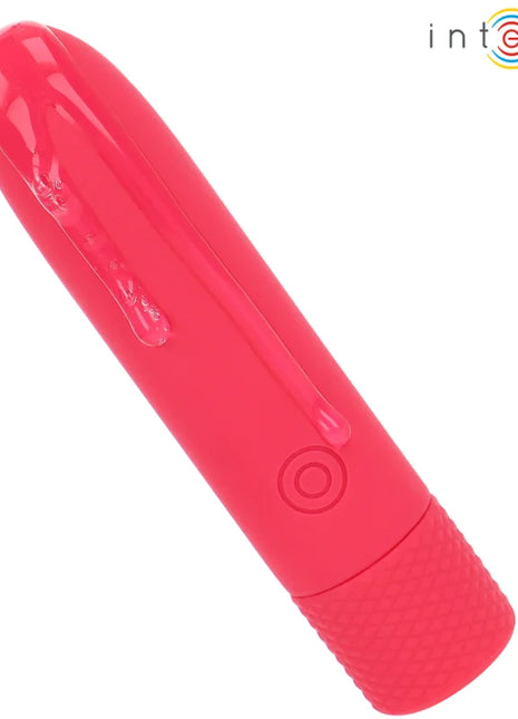INTENSE - SYMONE USB WIEDERAUFLADBARER VIBRIERENDER BULLET 8 VIBRATIONEN ROT 10 X 2,2 CM - Vibrierende Kugeln