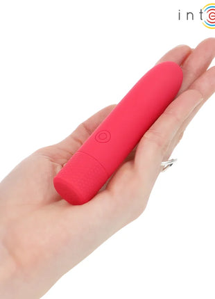INTENSE - SYMONE USB WIEDERAUFLADBARER VIBRIERENDER BULLET 8 VIBRATIONEN ROT 10 X 2,2 CM - Vibrierende Kugeln