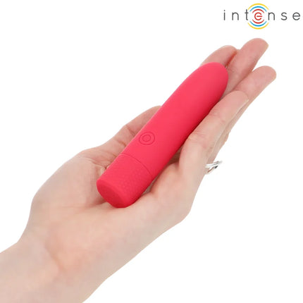 INTENSE - SYMONE USB WIEDERAUFLADBARER VIBRIERENDER BULLET 8 VIBRATIONEN ROT 10 X 2,2 CM - Vibrierende Kugeln