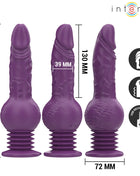 INTENSE - TATUM MULTIFUNKTIONSVIBRATOR MIT AUF- UND ABVIBRATION 24 CM LILA