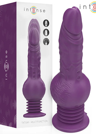 INTENSE - TATUM MULTIFUNKTIONSVIBRATOR MIT AUF- UND ABVIBRATION 24 CM LILA