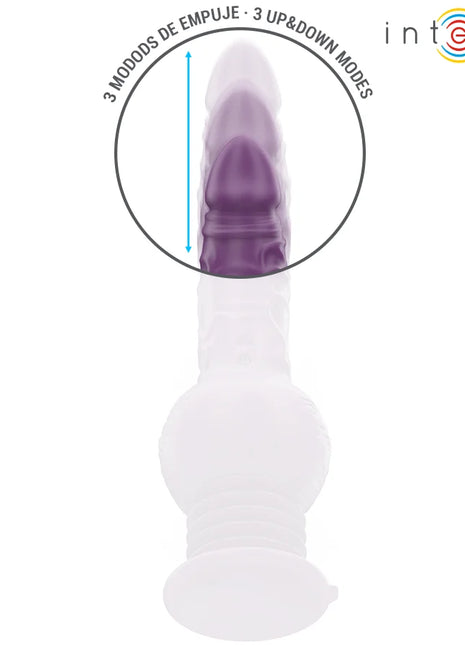 INTENSE - TATUM MULTIFUNKTIONSVIBRATOR MIT AUF- UND ABVIBRATION 24 CM LILA