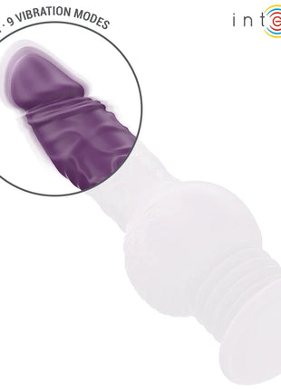 INTENSE - TATUM MULTIFUNKTIONSVIBRATOR MIT AUF- UND ABVIBRATION 24 CM LILA