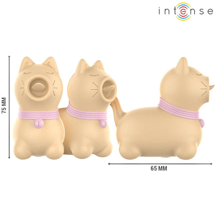 INTENSE - TOULOUSE STIMULATOR MIT 360º ROTIERENDER ZUNGE GELB - Auflegevibratoren