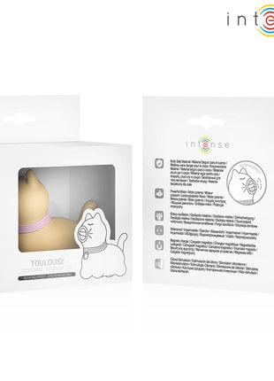 INTENSE - TOULOUSE STIMULATOR MIT 360º ROTIERENDER ZUNGE GELB - Auflegevibratoren