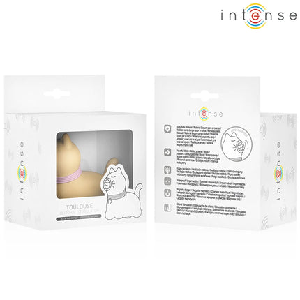 INTENSE - TOULOUSE STIMULATOR MIT 360º ROTIERENDER ZUNGE GELB - Auflegevibratoren