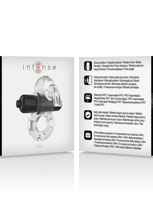 INTENSE - TRANSPARENTER VIBRATIONSRING FRITTIEREN - Penisring für Paare