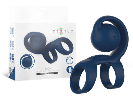 INTENSE - TYSON COCK RING MIT VIBRIERENDER KUGEL Ø 3,2 CM