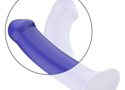 INTENSE - VICTORIA VIBRATOR MIT SAUGNAPF 10 VIBRATIONEN DUNKELBLAU FERNBEDIENUNG
