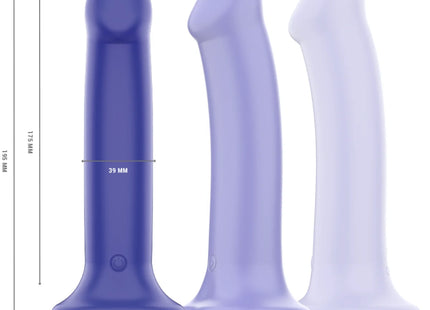 INTENSE - VICTORIA VIBRATOR MIT SAUGNAPF 10 VIBRATIONEN DUNKELBLAU FERNBEDIENUNG