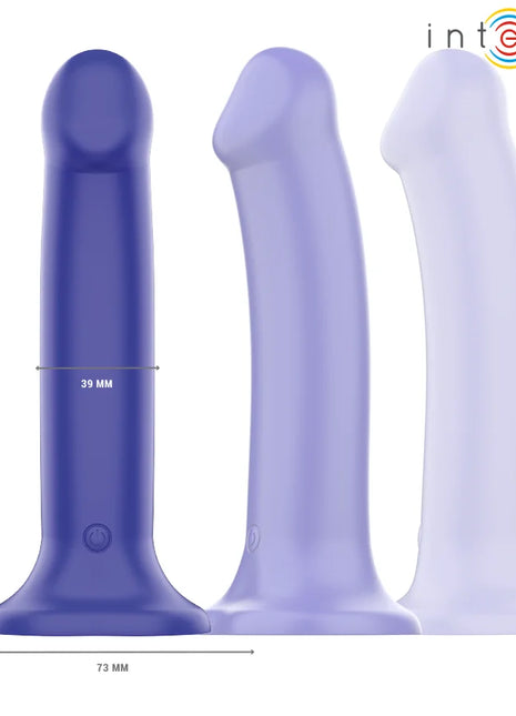 INTENSE - VICTORIA VIBRATOR MIT SAUGNAPF 10 VIBRATIONEN DUNKELBLAU FERNBEDIENUNG