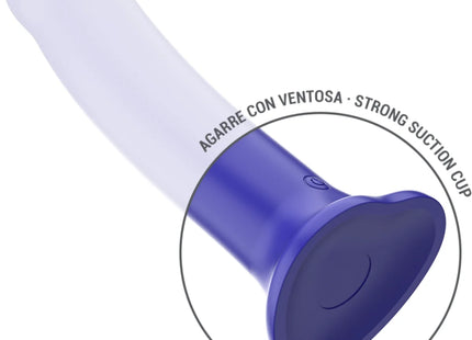 INTENSE - VICTORIA VIBRATOR MIT SAUGNAPF 10 VIBRATIONEN DUNKELBLAU FERNBEDIENUNG